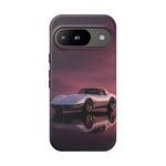 Soft White C3 Corvette Mauve Sky Phone Case