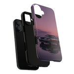 Sunset Skyline GT-R R32 phone case | car reflection, purple dusk