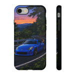 350Z Touge Blue Sports Car Road Sunset JDM phone case | Tough Cover