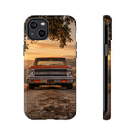1969 C10 Phone Case, Orange Classic Chevy Truck Tough Cover