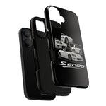 White S2000 Roadster Collage JDM Tough Phone Case Cover Gift