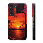 Basketball Court Sunset Phone Case | Tough Phone Case