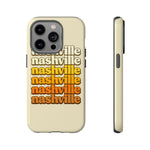 Nashville Retro Stack phone case | Tough Cover