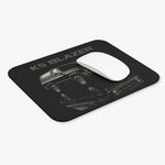 K5 Blazer Classic SUV Mouse Pad – Black Off-Road Chevy Truck Art, Non-Slip Rubber Base