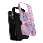 Pink Chrome Cherry Blossom Phone Case | Tough Cover