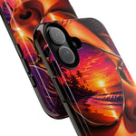 Sunset Reflection Sunglasses Retrowave 80s phone case