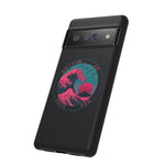 Great Dream Wave Circular Badge Vaporwave Phone Case – Japanese Aesthetic