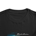 1957 Chevy Bel Air Toddler Shirt Vintage Classic Car Kids T-Shirt Blue
