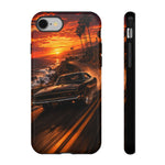 Charger RT Phone Case, Black Coastal Highway Motion Blur
