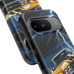 Yellow Chevelle SS Lightning Tough Phone Case Cover Gift Art