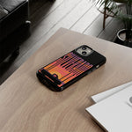 Silverado sunset truck Phone Case | Retro pickup silhouette