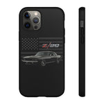 Z28 Camaro Phone Case Classic Muscle Car Patriotic Tough Cover Gift Art