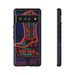 Neon Cowboy Boot phone case | High Noon Saloon design
