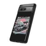 R34 Skyline GT-R Sakura Mountain JDM Tough Phone Case Gift