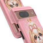 Shih Tzu Princess Kawaii Chibi Puppy Pet Dog Art Tough Phone Case
