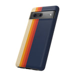 Retro Rainbow Stripe Phone Case | Tough Phone Case