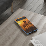 Rhodesian Ridgeback African Savanna Art Tough Phone Case