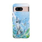 Copy of Silver Butterflies Tough Case | Blue Sky Water Droplets Phone Cover