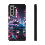 Skyline GT-R Tokyo Rain JDM Night Art Tough Phone Case