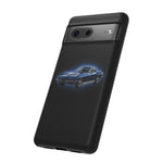 1963 Sting Ray Blue Glow Tough Phone Case Cover Gift Art