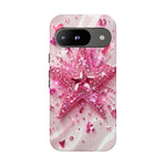 Pink Glitter Star Tough Case | Sparkle Phone Case