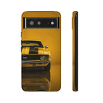 Classic Camaro SS Phone Case, Yellow 69 Muscle Car Cover, Gift for Guys