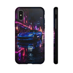Blue C7 Neon District Tough Phone Case