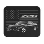 Z28 Camaro American Flag Mouse Pad | Rectangle Racing Car Desk Mat