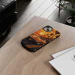 Orange Corvette C3 Stingray Sunset Palms Phone Case