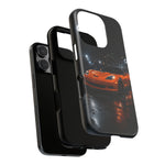 Orange C6 Neon Car Meet Tough Phone Case