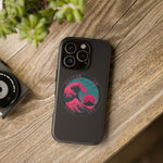 Great Dream Wave Circular Badge Vaporwave Phone Case – Japanese Aesthetic