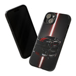 Camaro ZL1 Phone Case, Black Red Racing Stripe Studio Cover, Gift