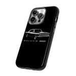 Vintage Galaxie 500 Phone Case | Classic Car Illustration, Black