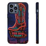 Neon Cowboy Boot phone case | High Noon Saloon design