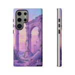 Roman Ruins Pastel Sky Vaporwave Art Tough Phone Case