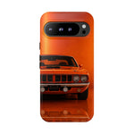 Orange Cuda Phone Case, 71 Classic Muscle Car Tough Cover