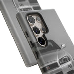 Silver Skyline Phone Case, R34 GTR 90s JDM Legend Tough Cover for Men Gift