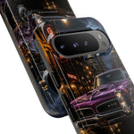 67 GTO Phone Case Purple, Rainy City Night Muscle Car Tough Cover