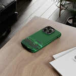 Racing Green Camaro Phone Case, Sports Muscle Car Tough Cover