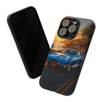 Corvette C2 Sting Ray 1965 Nassau Blue Art Phone Case