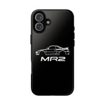 MR2 White Side Silhouette JDM Tough Phone Case Cover Gift