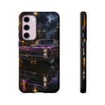 67 GTO Phone Case Purple, Rainy City Night Muscle Car Tough Cover