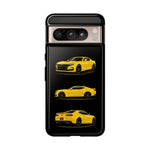 Yellow Camaro SS Muscle Car Phone Case Tough Multi View Print