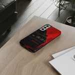GNX Black Ember Red Tough Phone Case