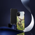 Playful Dog in Meadow Great Dane phone case | Puppy Art Tough Cover