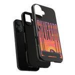 Silverado sunset truck Phone Case | Retro pickup silhouette