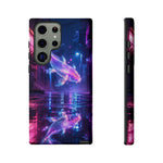 Neon Koi Reflection Vaporwave phone case | Tough Cover