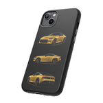 Gold Fairlady Z Classic Sports Car Tough Phone Case - 3 View