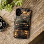 77 Trans Am Phone Case, Black Gold Muscle Car Foggy Backroad Cover
