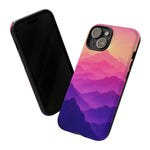 Pastel Mountain Haze Vaporwave Art Tough Phone Case